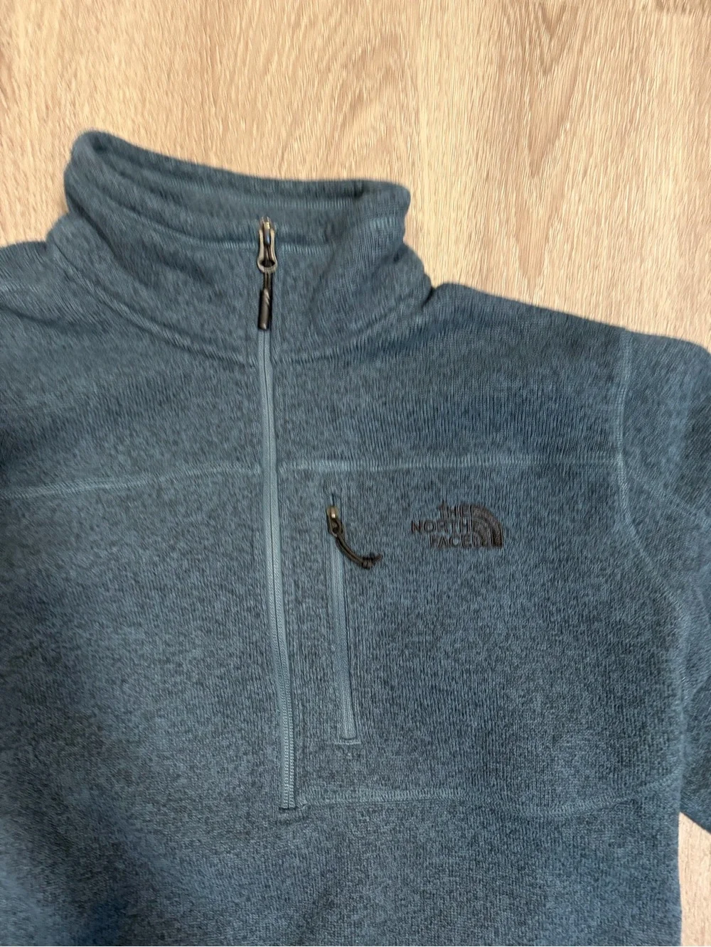 The North Face Gordon Lyons 1/4 Zip Fleece Mens XL Navy Pullover In GUC